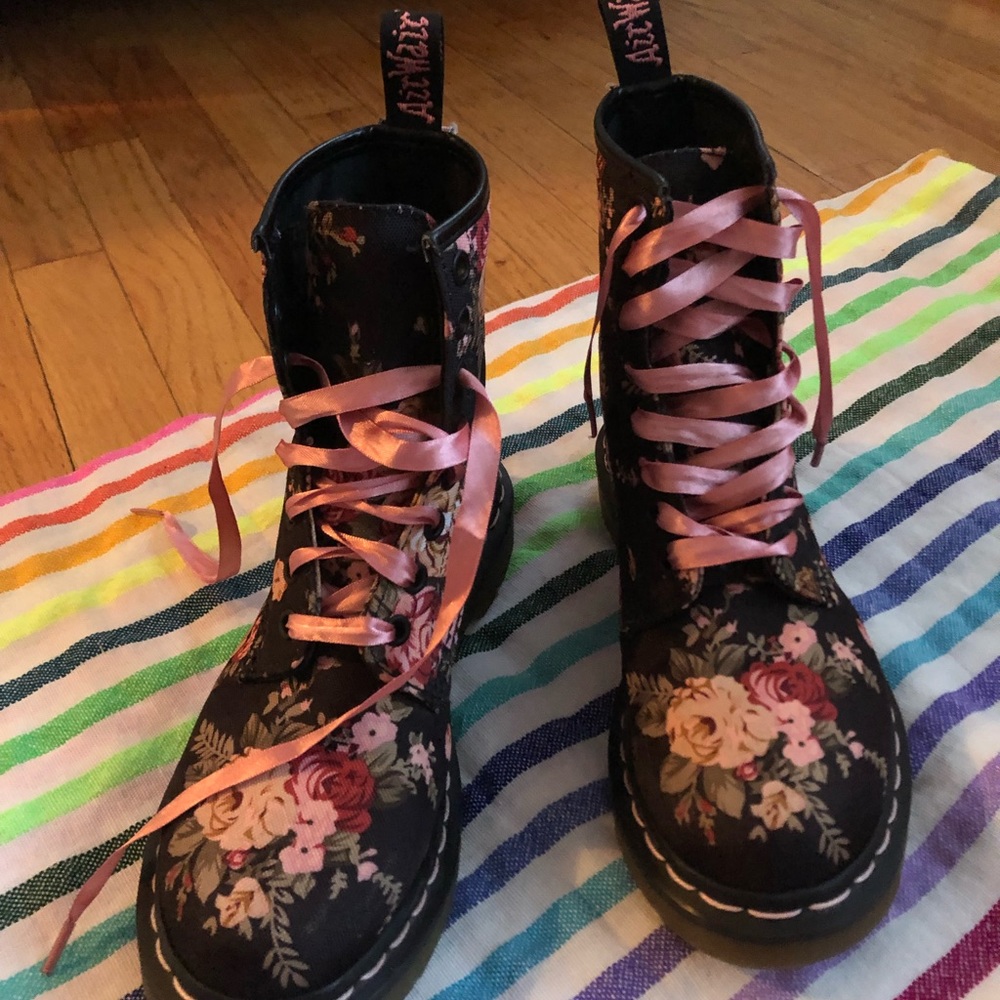 Victorian floral Dr. Martens